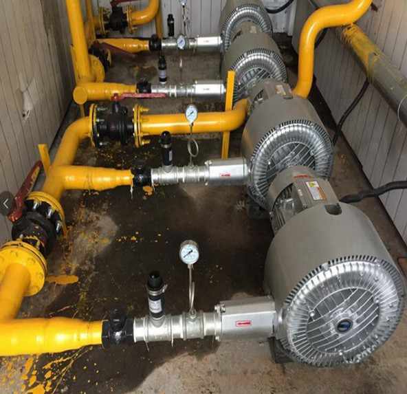 水處理曝氣風機使用現場