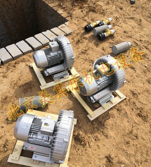 污水曝氣風機使用現場